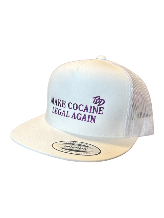 Make Cocaine Legal Again - White & Purple
